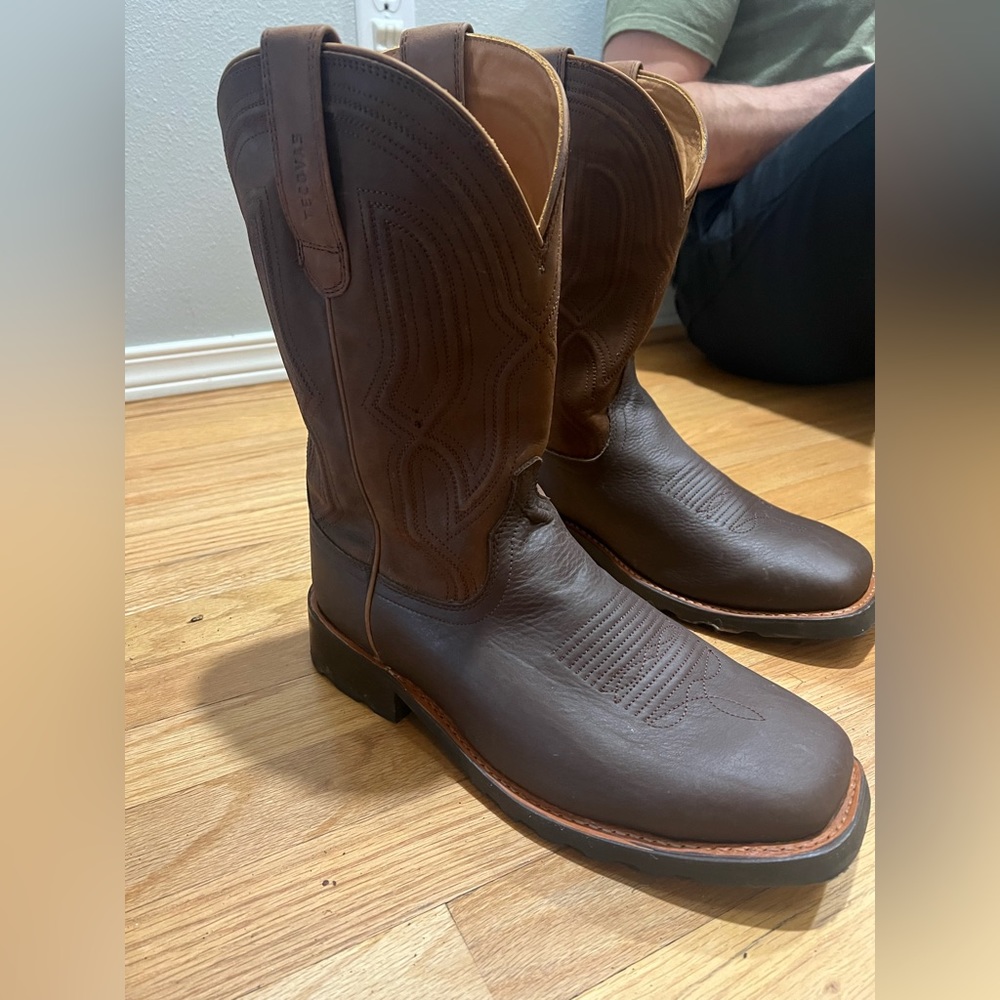 Tecovas Brown cowboy boots